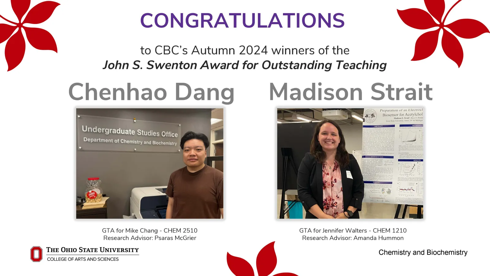  AU24 John S. Swenton Award for Outstanding Teaching