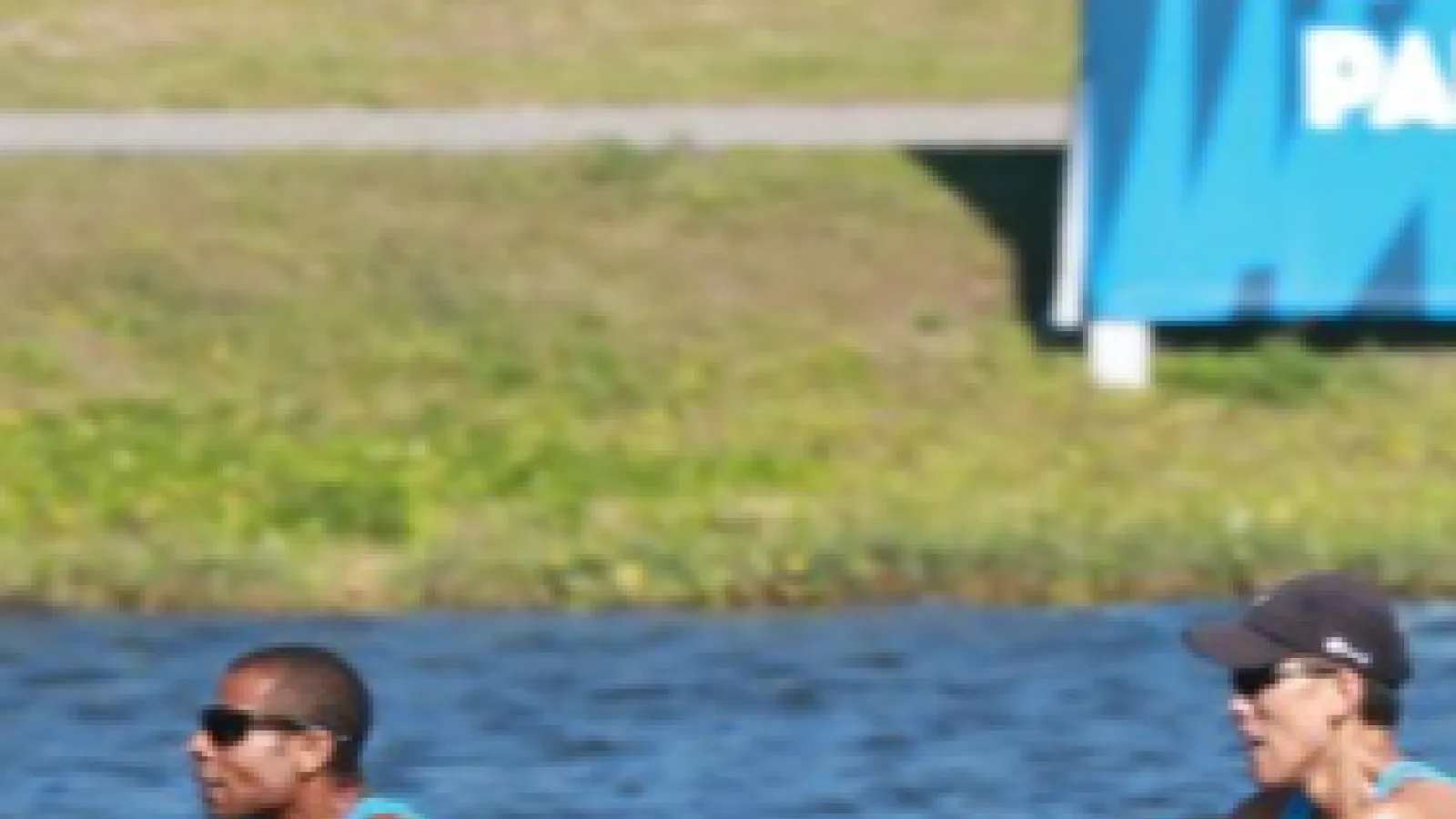 Brian Henderson and teammate row in the US Olympic and Paralympic Team Trials