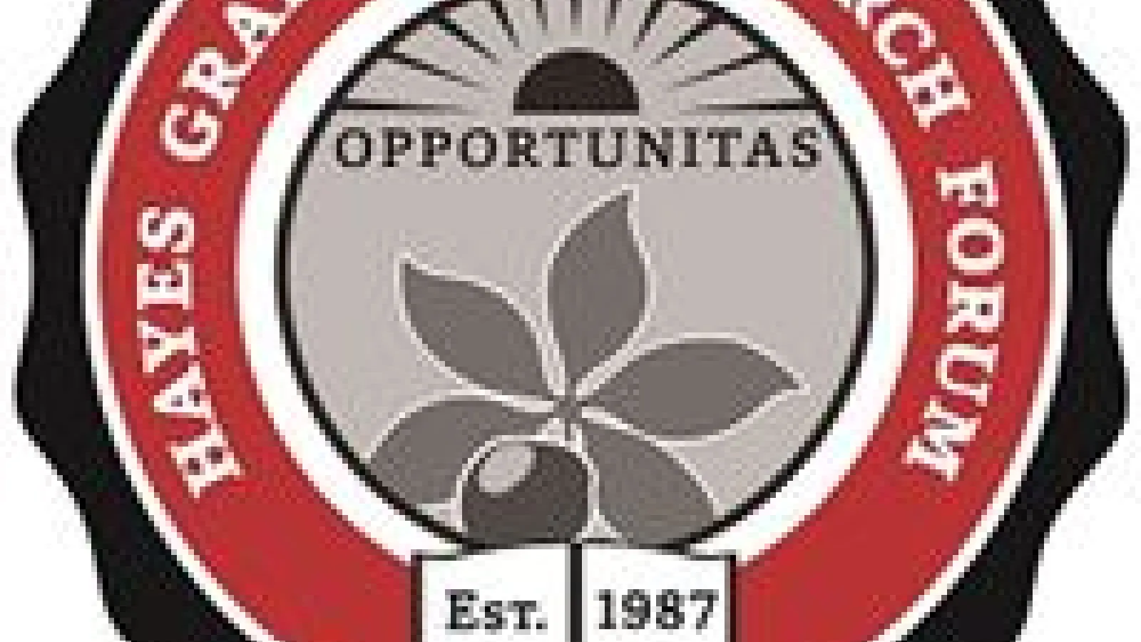 Hayes Graduate Research Forum logo