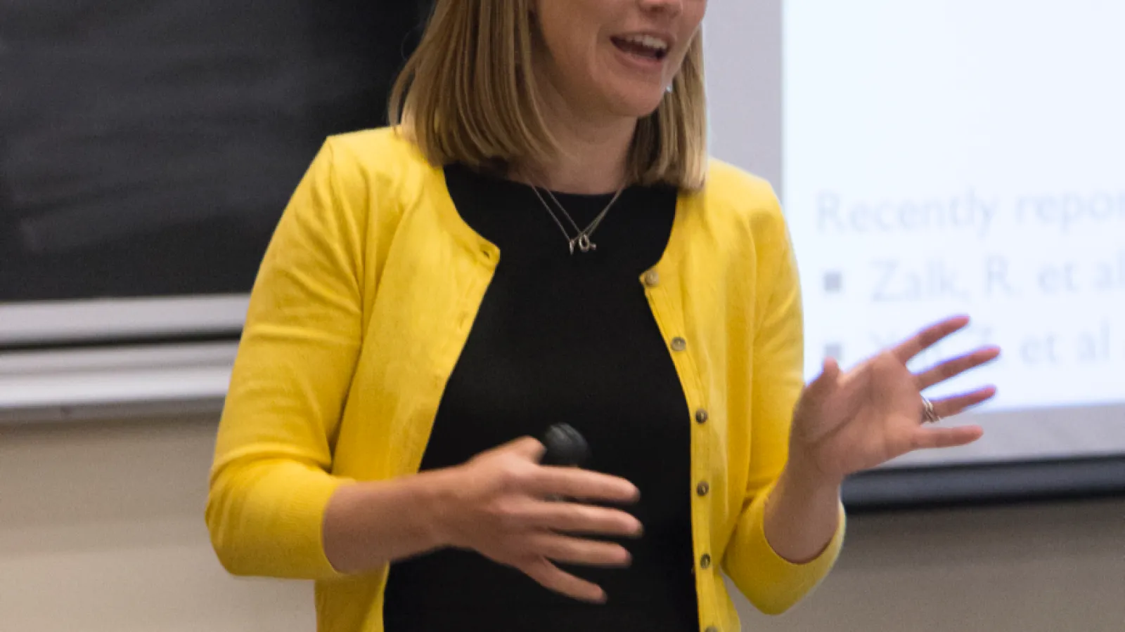 Sarah Reisman speaking at David J. Hart Symposium