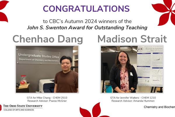  AU24 John S. Swenton Award for Outstanding Teaching