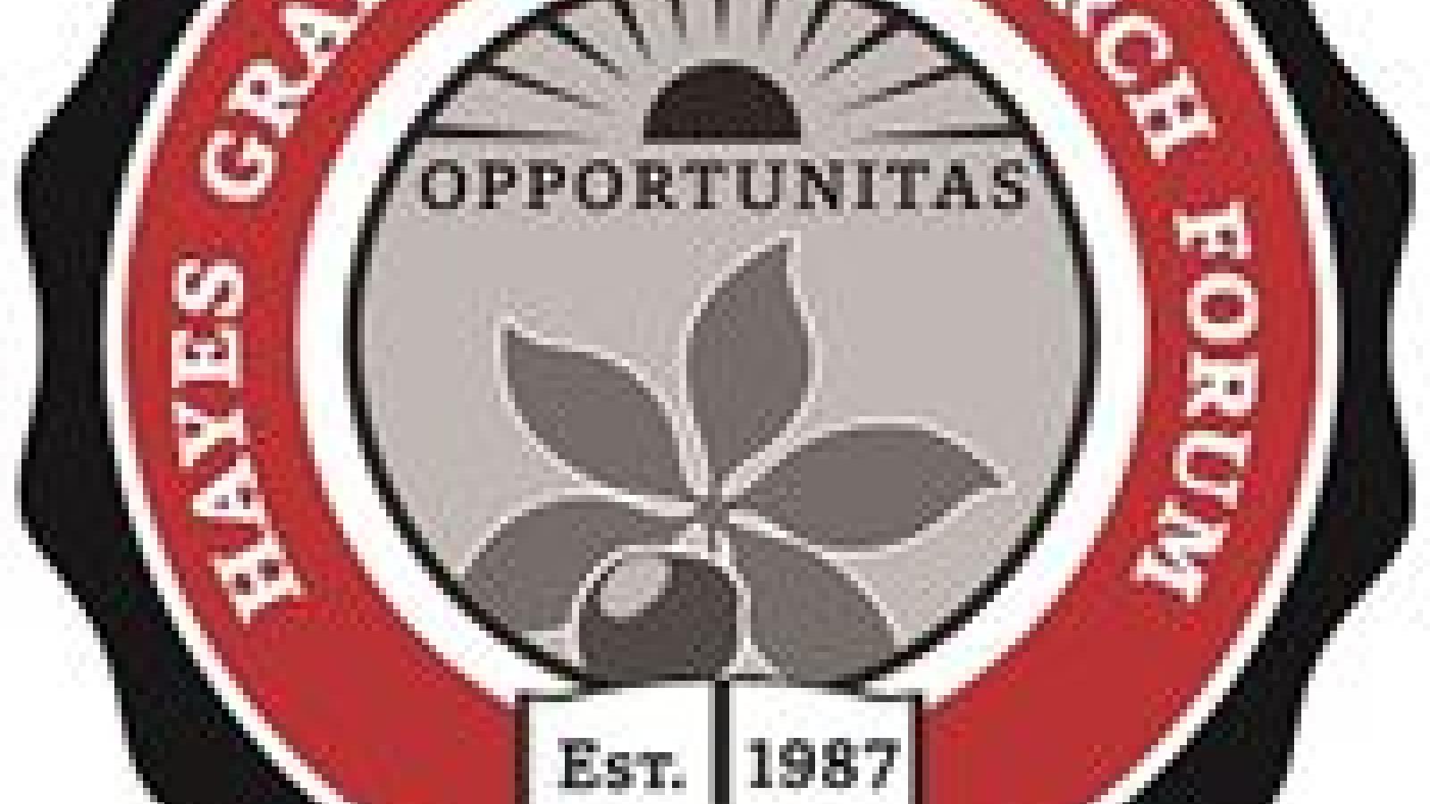 Hayes Graduate Research Forum logo