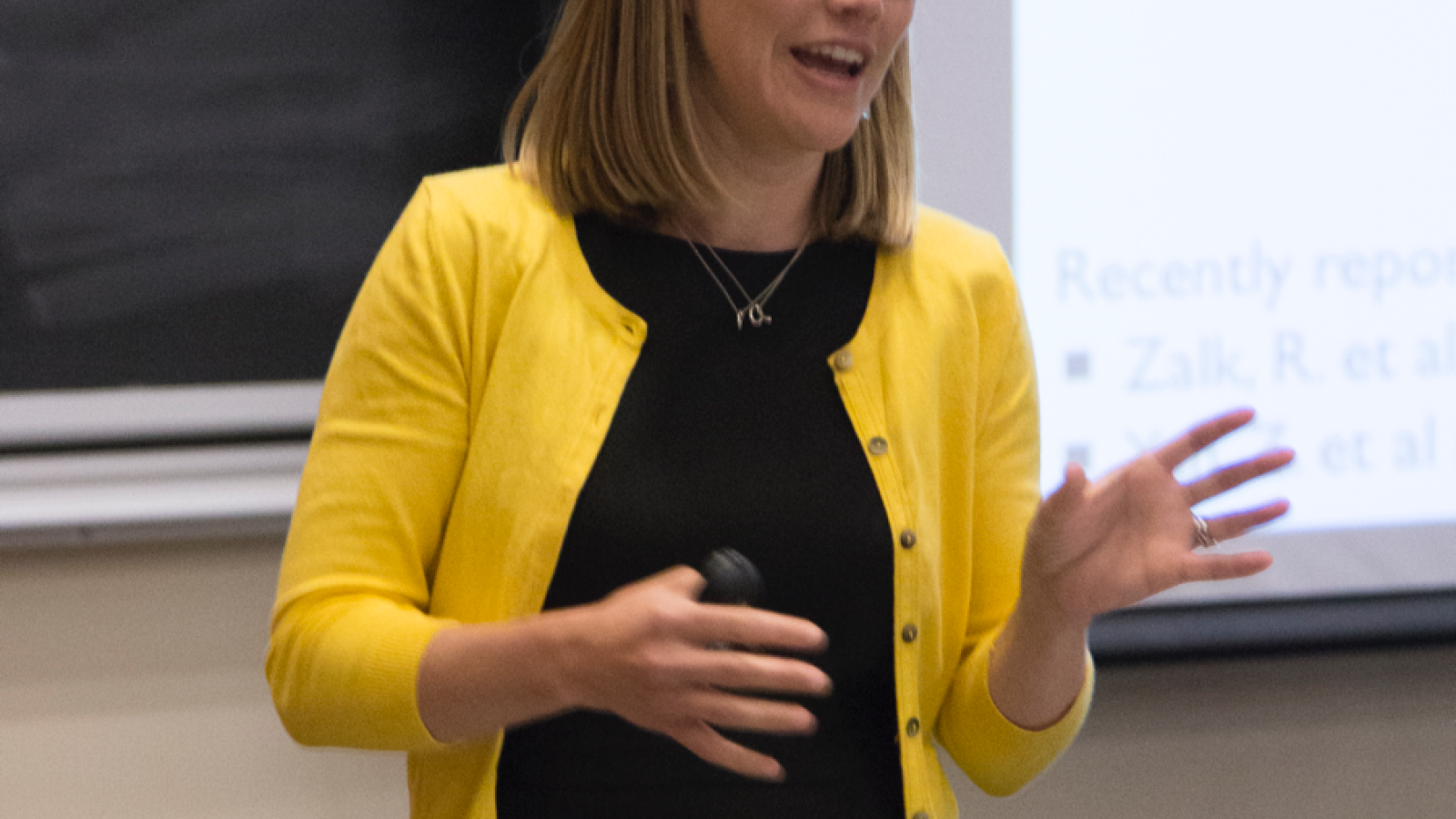 Sarah Reisman speaking at David J. Hart Symposium